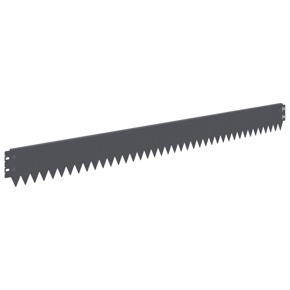 Gazonrand 50 st 103 x 10 cm Staal Antraciet