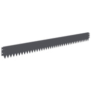 Gazonrand 50 st 103 x 10 cm Staal Antraciet