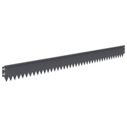 Gazonrand 50 st 103 x 10 cm Staal Antraciet