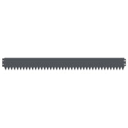 Gazonrand 50 st 103 x 10 cm Staal Antraciet