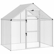 Vogelkooi Zilverkleurig 181,5 x 112 x 173,5 cm