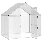 Vogelkooi Zilverkleurig 181,5 x 112 x 173,5 cm