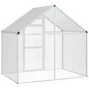 Vogelkooi Zilverkleurig 181,5 x 112 x 173,5 cm