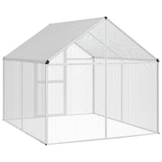 Vogelkooi Zilverkleurig 181,5 x 221 x 173,5 cm