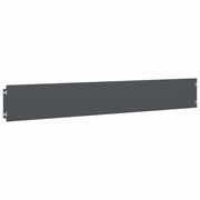 Gazonrand 30 st 15 x 103 cm Staal Antraciet