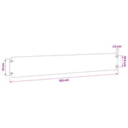 Gazonrand 30 st 15 x 103 cm Staal Antraciet