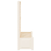 Grote plantenbak met trellis PP Wit